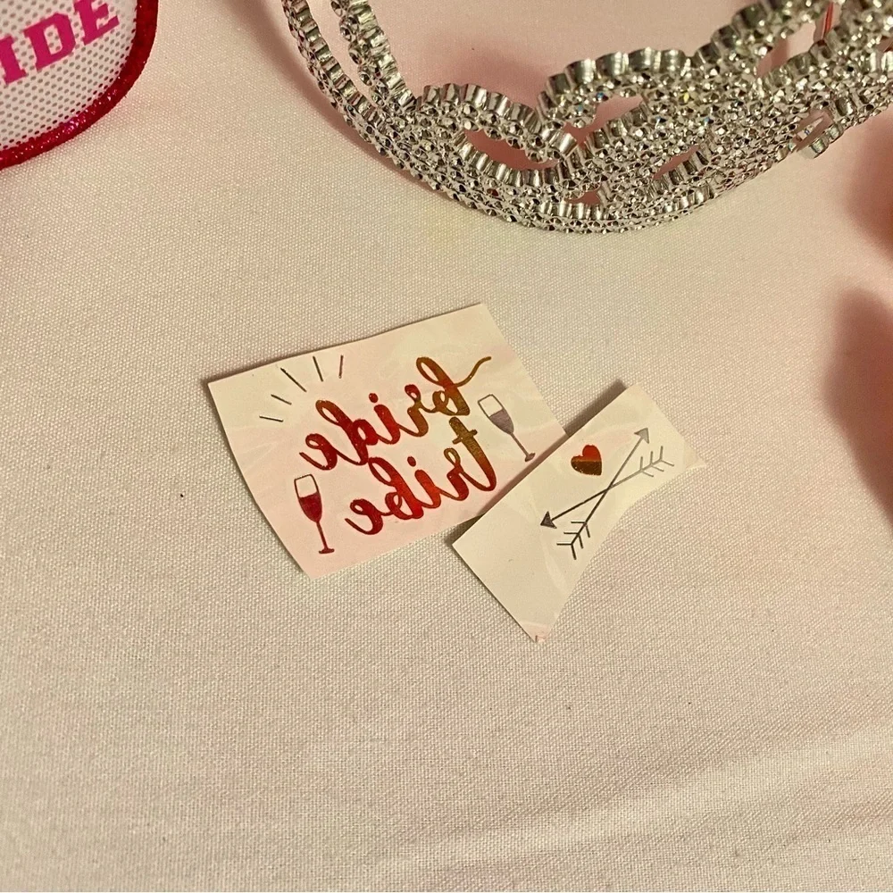 Wedding Bachelorette Party Sashes/ Pins/ Beads/ Glasses/ Slim Cozy & More Bundle